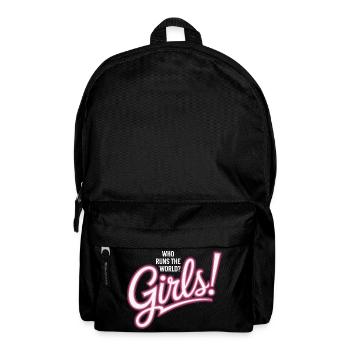 Les femmes : le pouvoir qui dirige le monde, les filles, les filles : la fille - Sac à dos - noir - Devant