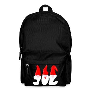 Weihnachtsmann – Weihnachten - Rucksack - Schwarz - Vorne