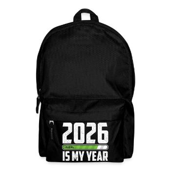 2026 est la célébration motivante du Nouvel An de mon année - Sac à dos - noir - Devant