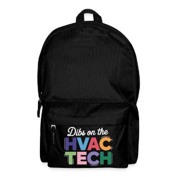 Funny HVAC Technician Saying Repair Expert - Backpack - black - Front