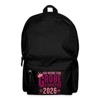 I Will Be Big Sister 2026 Pregnancy - Backpack - black - Front