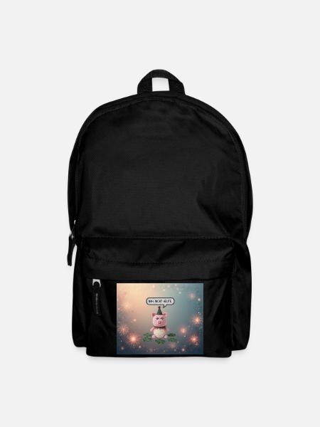 Cuddly Pig: Close. Not Today - Backpack - black