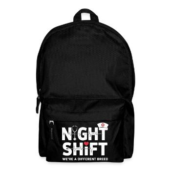 NachtSchicht Herzpfleger – Different Breed - Backpack - black - Front