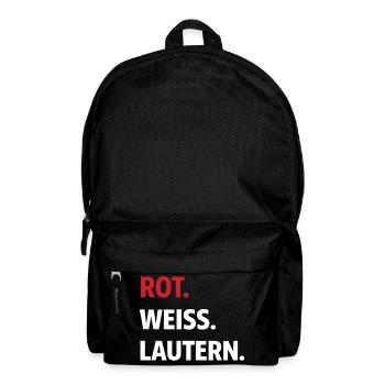 Red. White. Lautern. – Kaiserslautern Fan Shirt - Backpack - black - Front