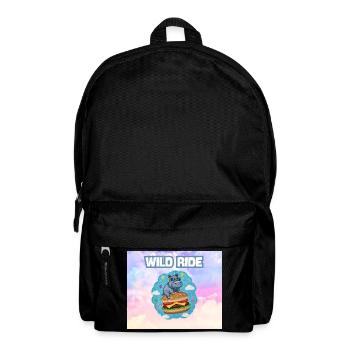 Wild Ride Hippo Burger Patch - Rucksack - Schwarz - Vorne