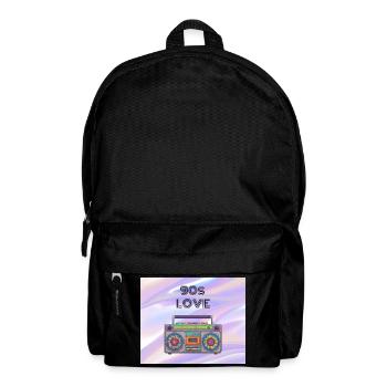 90s Love Boombox - Backpack - black - Front