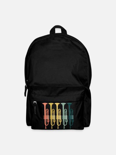 Trompeten Retro Vintage - Rucksack - Schwarz