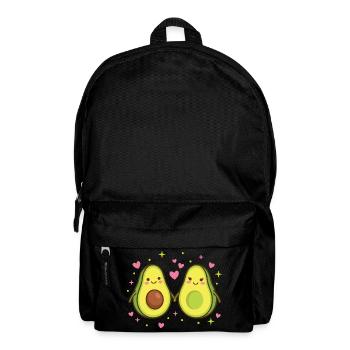 Avocado Love – La moitié parfaite - Sac à dos - noir - Devant