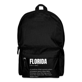 T-shirt mystère Florida Sunshine - Sac à dos - noir - Devant