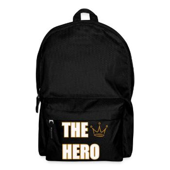 THE HERO – Bold & Powerful Statement Design - Rucksack - Schwarz - Vorne