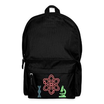 Wissenschaft Set Atom DNA - Rucksack - Schwarz - Vorne