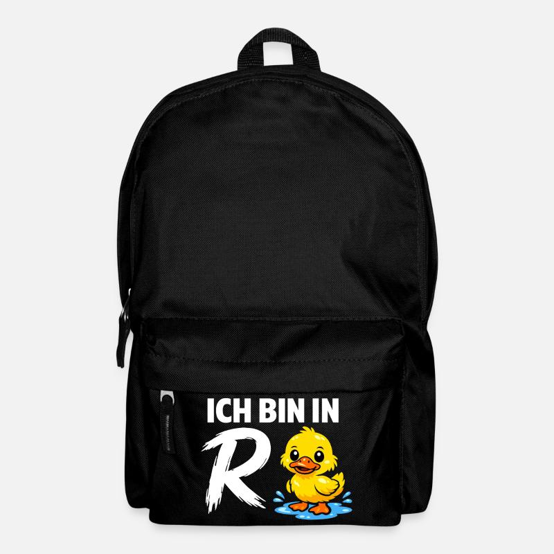Rente Ente Ich Bin In Rente Geschenk - Rucksack - Schwarz