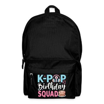 K-Pop Birthday Squad - Backpack - black - Front