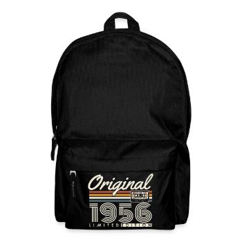 1956 Jahrgang Vintage Retro Geburtstag Geschenk - Rucksack - Schwarz - Vorne