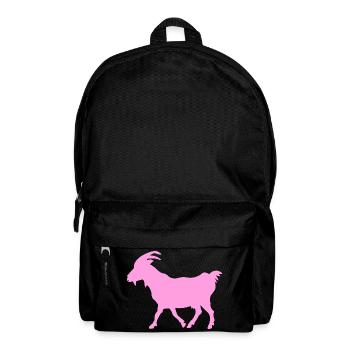 G.O.A.T. Rose de chèvre. - Sac à dos - noir - Devant