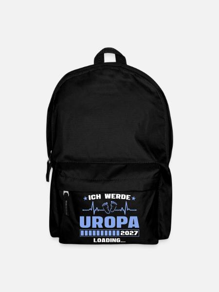 Ich werde Uropa 2027 – Werdender Urgroßvater - Rucksack - Schwarz