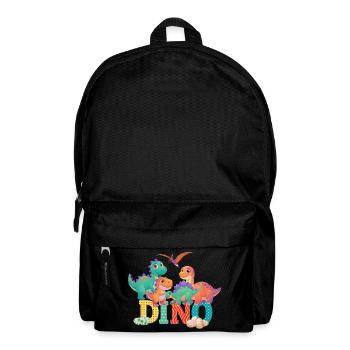 Dino - Rucksack - Schwarz - Vorne