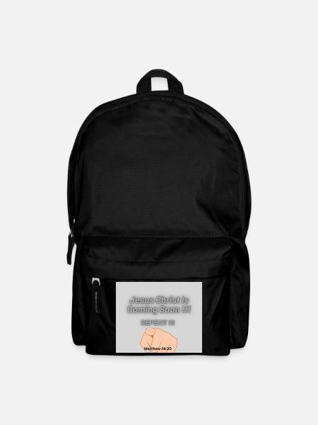 Jesus Christ Is Coming Soon !!! - Backpack - black