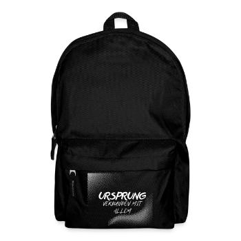 URSPRUNG – Verbunden mit Allem - Rucksack - Schwarz - Vorne