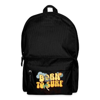 Born To Surf - Rucksack - Schwarz - Vorne