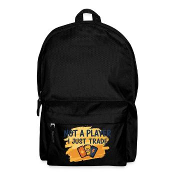 Je ne suis pas un joueur, j’échange juste beaucoup de cartes à collectionner - Sac à dos - noir - Devant