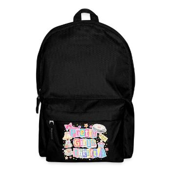 Pretty Girls Thrift Thrift Store Vintage Fashion - Backpack - black - Front