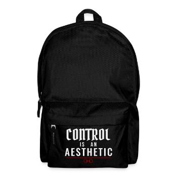 Control Is An Aesthetic – Dominant Elegance - Backpack - black - Front