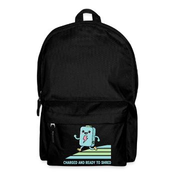 Kawaii E-Bike-Batterie bereit zum Zerreißen - Rucksack - Schwarz - Vorne