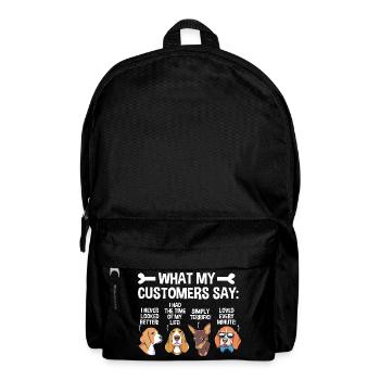 Dog groomer - Backpack - black - Front