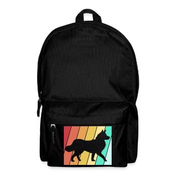 Border Collie - Backpack - black - Front