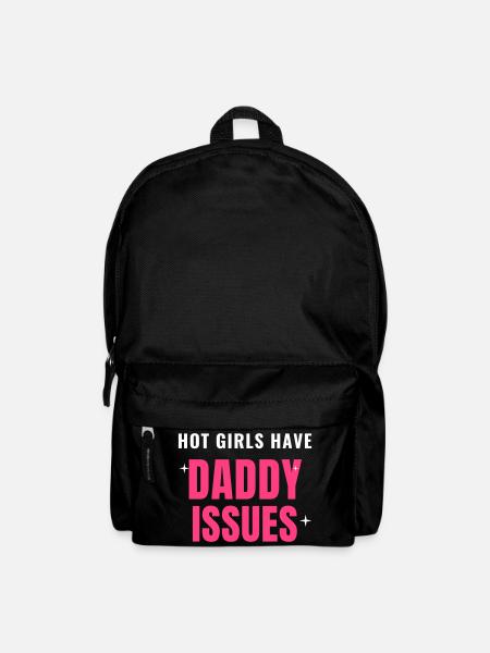 Les filles sexy ont des problèmes avec leur père Spruch Frauen à la mode - Sac à dos - noir