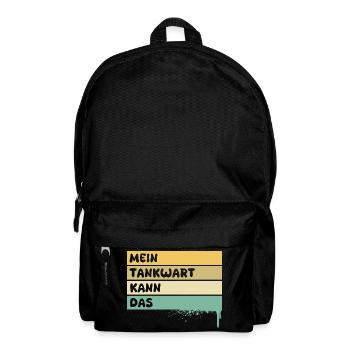 Handwerker Tankwart - Rucksack - Schwarz - Vorne