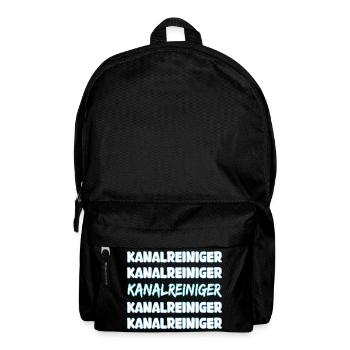 Beruf Kanalreiniger - Rucksack - Schwarz - Vorne