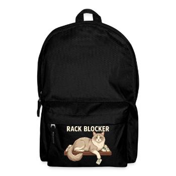 Chat bloqueur de rack de Mahjong - Sac à dos - noir - Devant