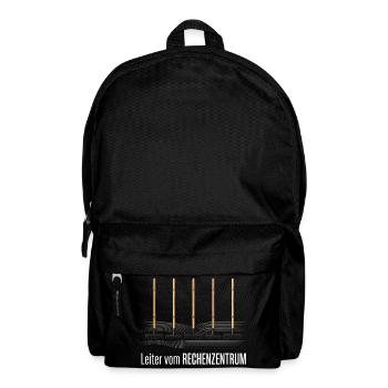 Leiter Vom Rechenzentrum Gartenarbeit Gärtner - Rucksack - Schwarz - Vorne