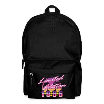 40. Geburtstag Limited Edition 1986 vintage - Rucksack - Schwarz - Vorne