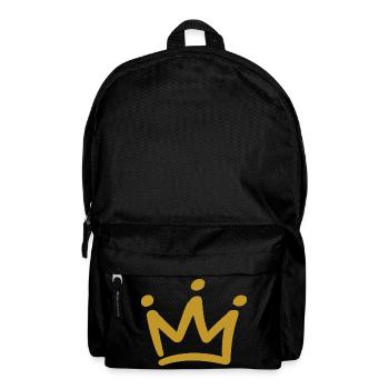 Gold Crown Emblem - Backpack - black - Front
