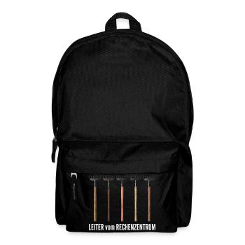 Rechenzentrum Leiter Rake - Rucksack - Schwarz - Vorne