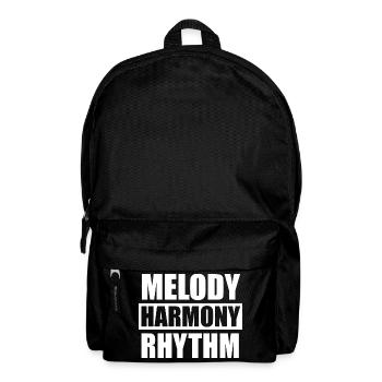 Melody Harmony Rhythm - Rucksack - Schwarz - Vorne