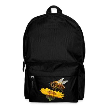 Honigbiene Biene - Rucksack - Schwarz - Vorne