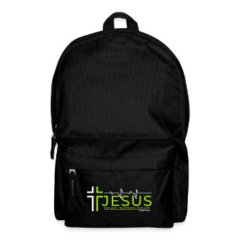 Jesus Christus Bibelvers Weg Wahrheit Leben Christ - Rucksack - Schwarz - Vorne