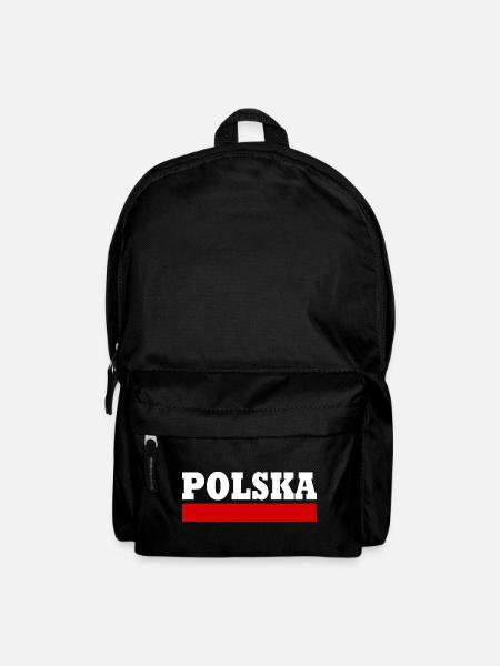 Polska - Rucksack - Schwarz