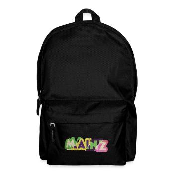 Mainz Deutschland Stadt Schrift Punk Retro - Rucksack - Schwarz - Vorne