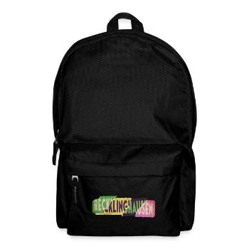 Recklinghausen Deutschland Schrift Punk Retro - Rucksack - Schwarz - Vorne