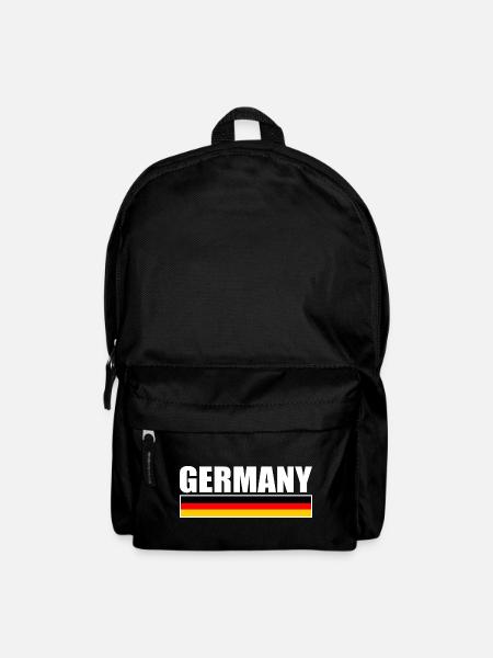 Deutschland - Rucksack - Schwarz