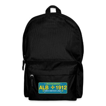 New Mexico Nummernschild Albuquerque - Rucksack - Schwarz - Vorne
