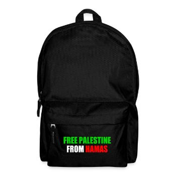 Free palestine - Sac à dos - noir - Devant