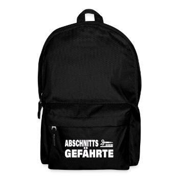 ABSCHNITTSGEFÄHRTE - Rucksack - Schwarz - Vorne