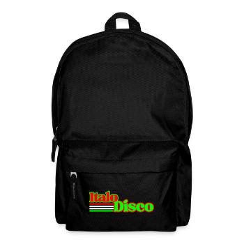 Italo Disco Vintage - Rucksack - Schwarz - Vorne