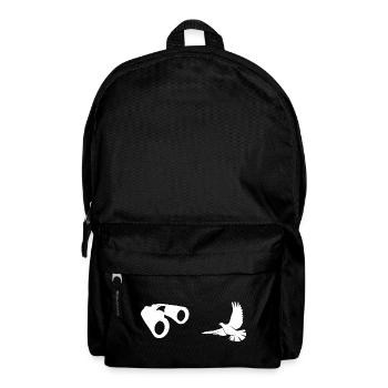 Minimalist Bird Watching Silhouette - Backpack - black - Front